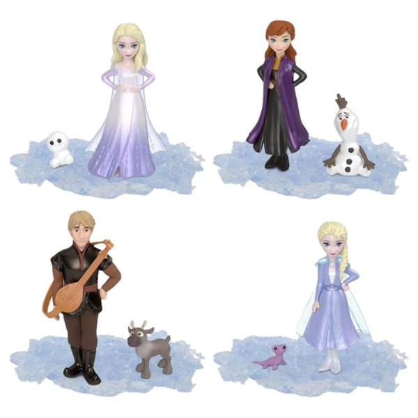 Набор-сюрприз Disney Frozen Ice Reveal с ледяным гелем Squishy, 4 модели