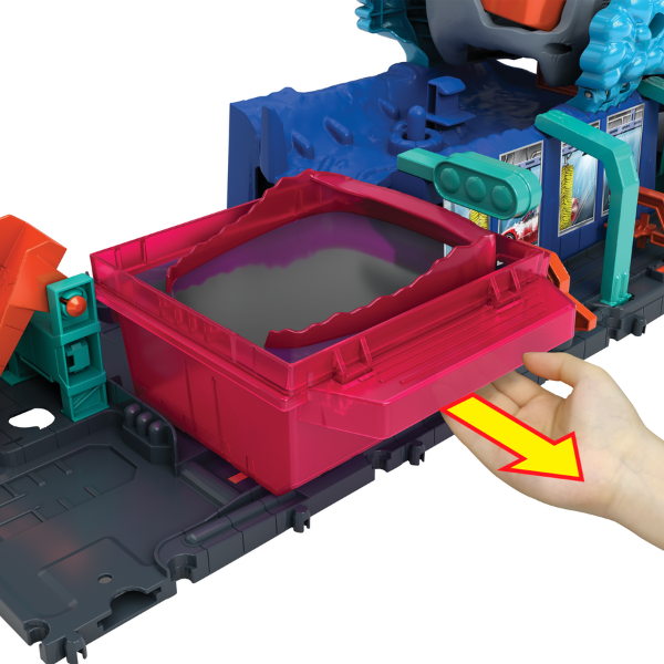 Hot Wheels City Ultra Shark Car Wash Track