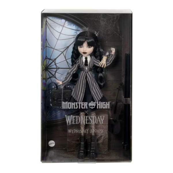 Set de joc Monster High X Wednesday în uniformă