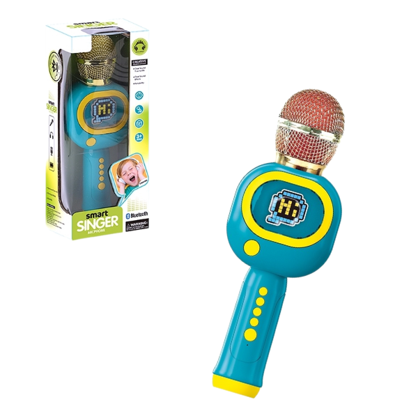 Microfon pentru copii „Tânărul cântăreț” cu Bluetooth