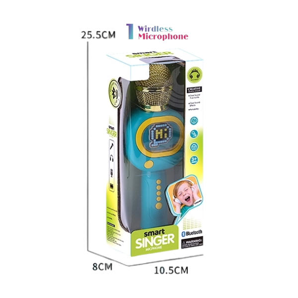 Microfon pentru copii „Tânărul cântăreț” cu Bluetooth