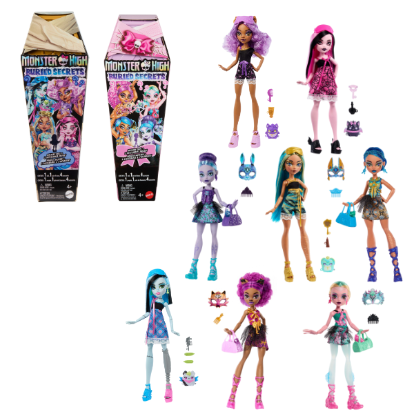 Кукла-сюрприз Monster High "Похороненные секреты", в асс.