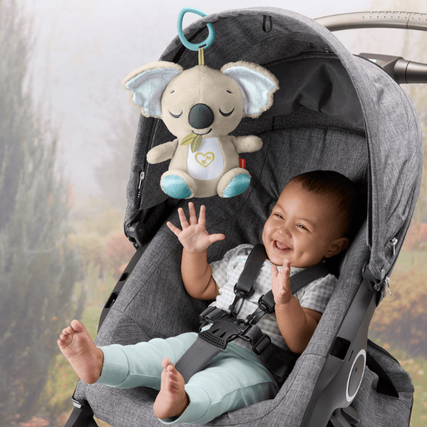 Jucărie de pluș „Koala” de la Fisher-Price, cu sunet