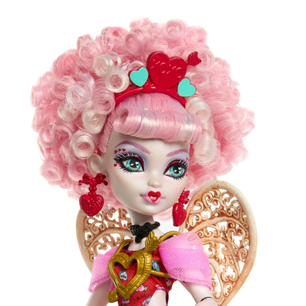 Set de joacă Monster High "Scary Sweet Birthday", Cupid Asteria cu accesorii
