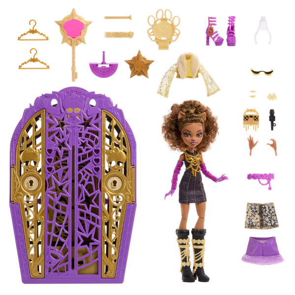 Set de joacă Monster High "Clawdeen Wolf și misterele din Hauntlywood"