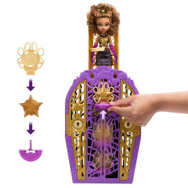 Set de joacă Monster High "Clawdeen Wolf și misterele din Hauntlywood"