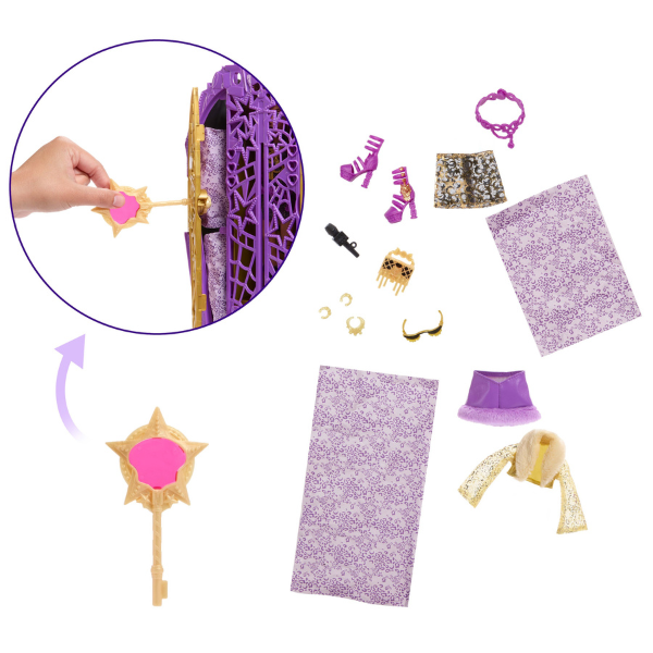 Set de joacă Monster High "Clawdeen Wolf și misterele din Hauntlywood"