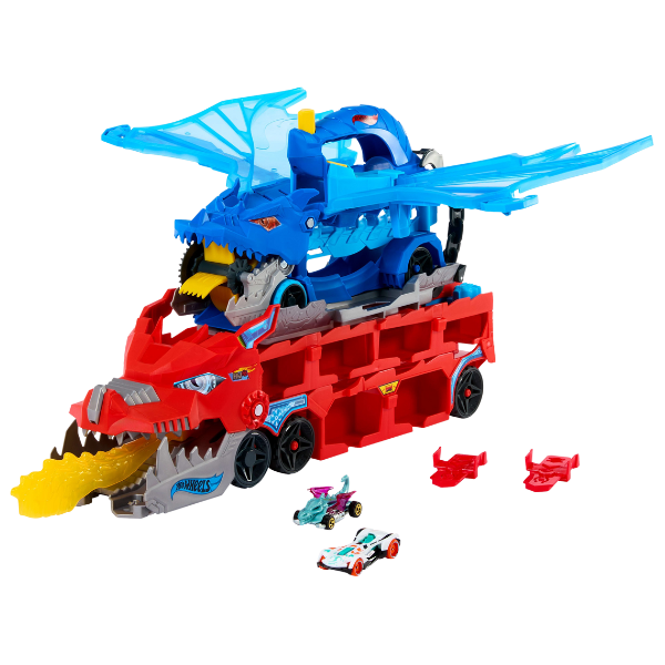 Hot Wheels Set de joacă "Transportor cu doi dragoni"