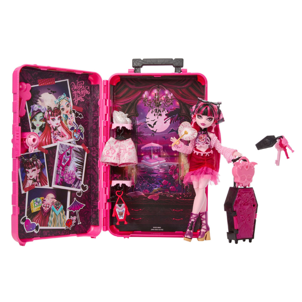 Set de joacă Monster High Skulltimate Secrets "Draculaura", cu accesorii