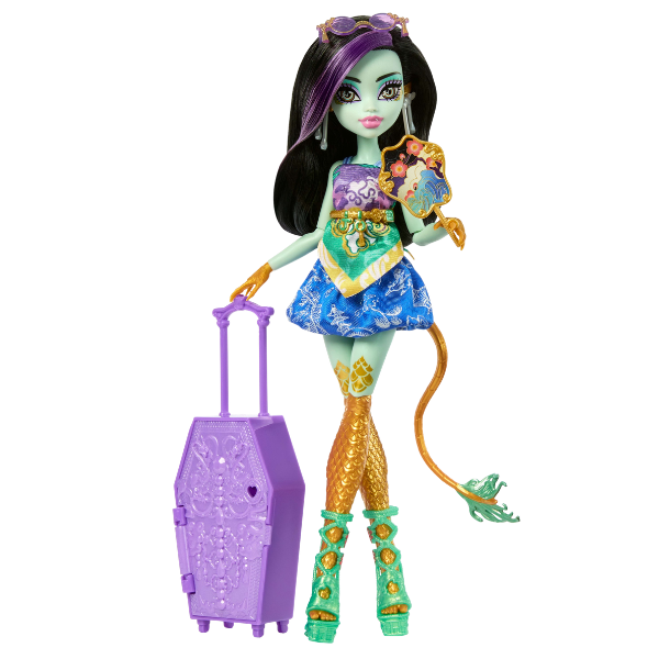 Set de joacă Monster High Skulltimate Secrets "Jinafire Long", cu accesorii