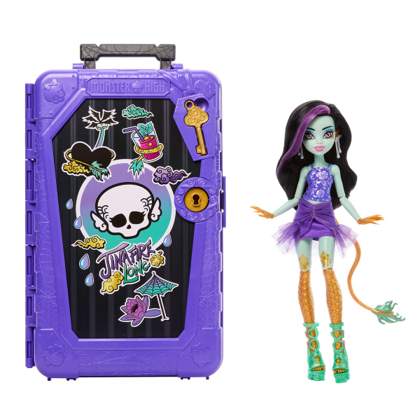 Set de joacă Monster High Skulltimate Secrets "Jinafire Long", cu accesorii