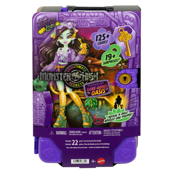Set de joacă Monster High Skulltimate Secrets "Jinafire Long", cu accesorii