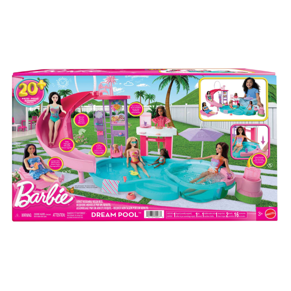 Set de joacă Barbie "Piscina de vis"