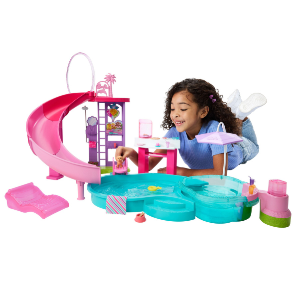 Set de joacă Barbie "Piscina de vis"