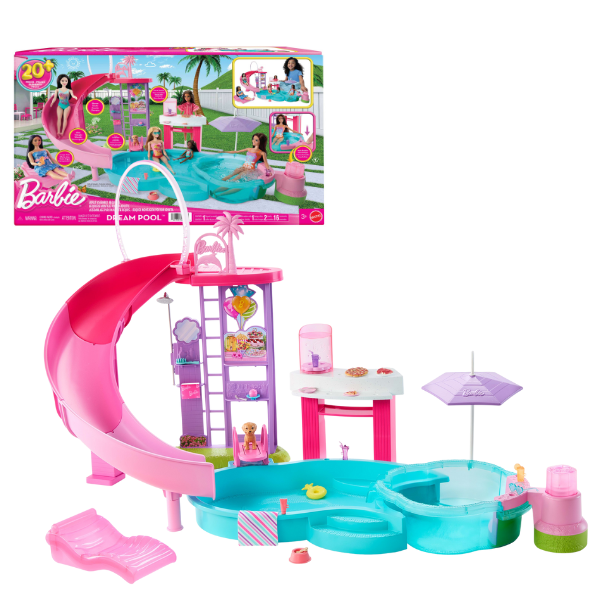 Set de joacă Barbie "Piscina de vis"