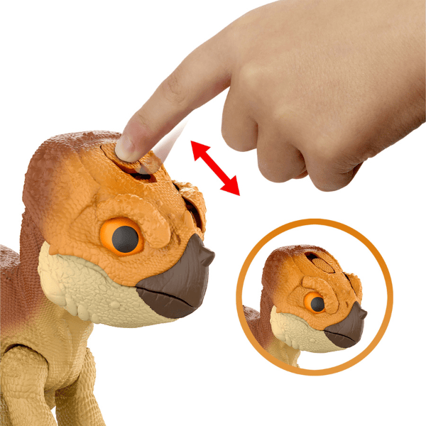 Figurină interactivă de dinozaur "Jurassic World: Aquilops Dolores"