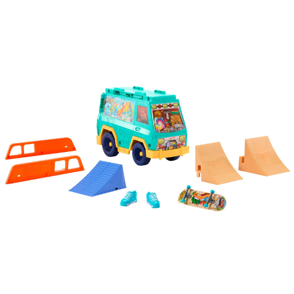 Hot Wheels Набор для фингербординга Tony Hawk "Фургон для скейтбордистов"