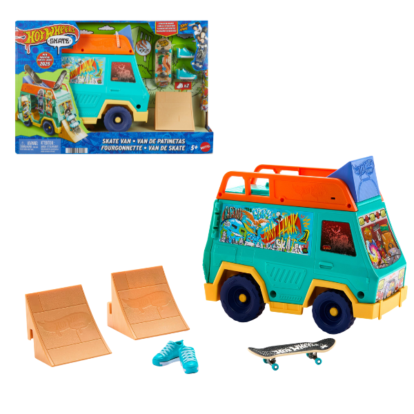 Hot Wheels Набор для фингербординга Tony Hawk "Фургон для скейтбордистов"