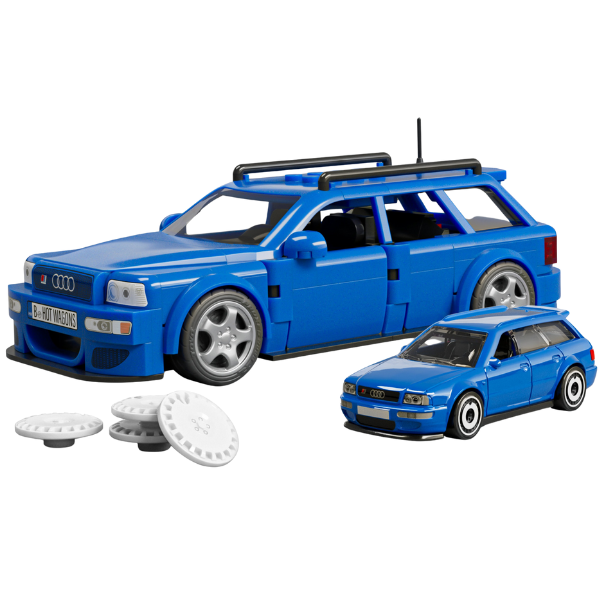 Set de construcție Hot Wheels – '94 Audi Avant RS2, scara 1:32