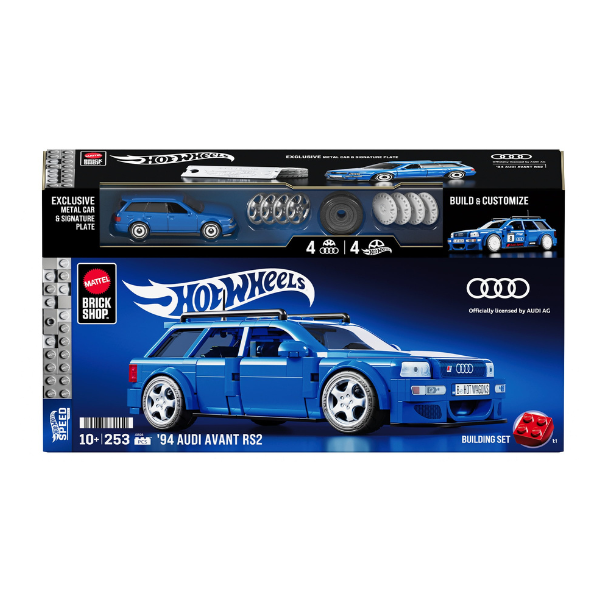 Set de construcție Hot Wheels – '94 Audi Avant RS2, scara 1:32