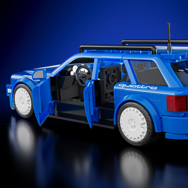 Set de construcție Hot Wheels – '94 Audi Avant RS2, scara 1:32