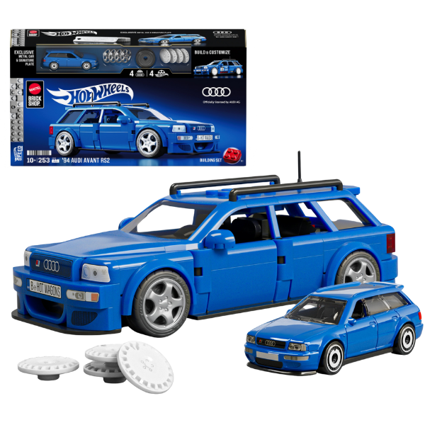 Set de construcție Hot Wheels – '94 Audi Avant RS2, scara 1:32