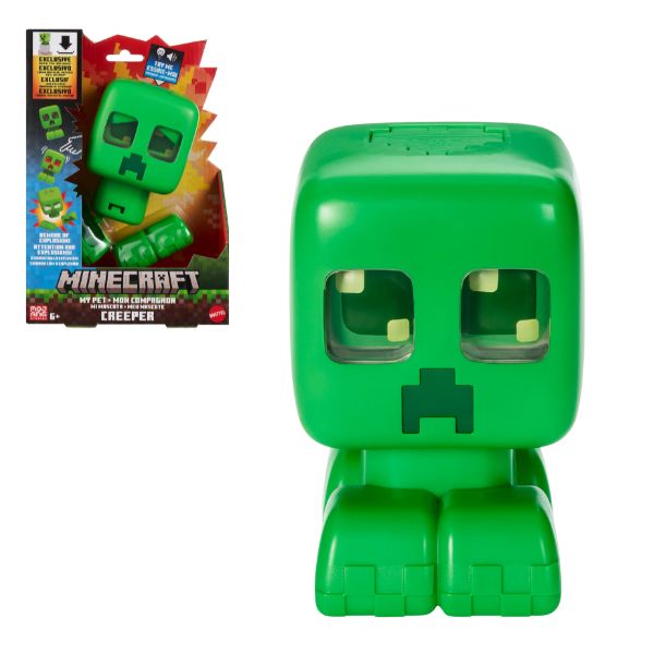Jucărie interactivă Minecraft personaj "Creeper"