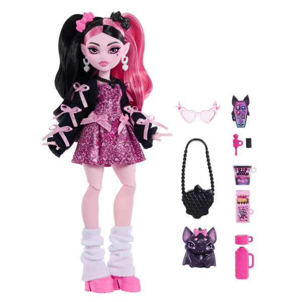 Set de joacă Monster High "Draculaura", cu accesorii