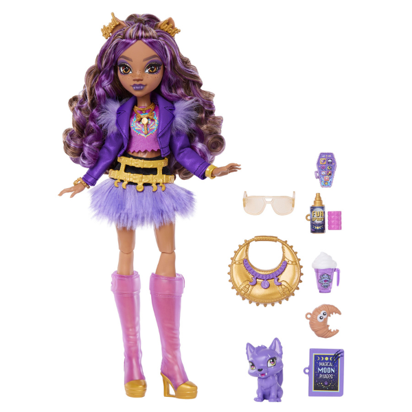 Set de joacă Monster High "Clawdeen Wolf", cu accesorii