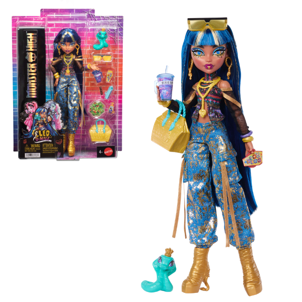 Set de joacă Monster High "Cleo de Nile", cu accesorii