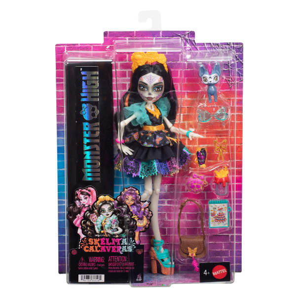 Set de joacă Monster High "Skelita Calaveras", cu accesorii