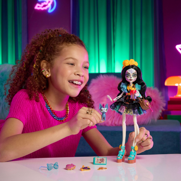 Set de joacă Monster High "Skelita Calaveras", cu accesorii