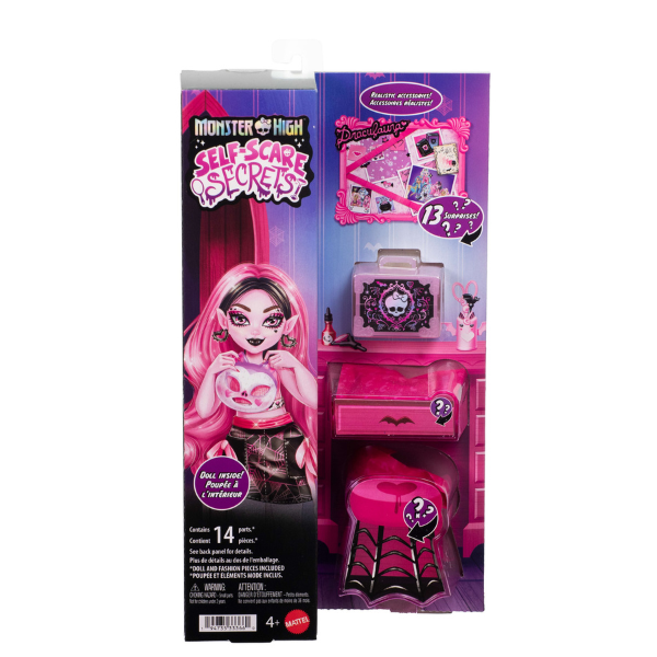 Set de joacă Monster High Self-Scare Secrets "Draculaura", cu accesorii