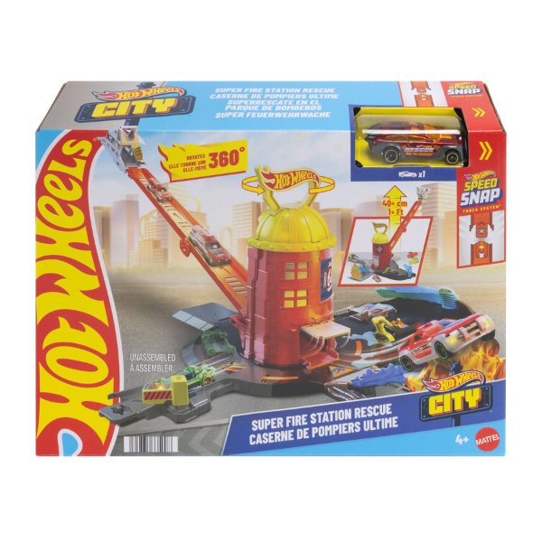 Игровой набор Hot Wheels "Пожарная станция"