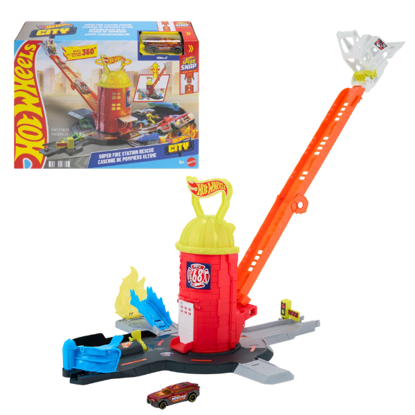Игровой набор Hot Wheels "Пожарная станция"