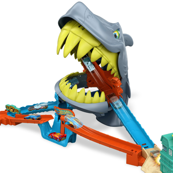 Игровой набор Hot Wheels: Пляж «Атака акулы»