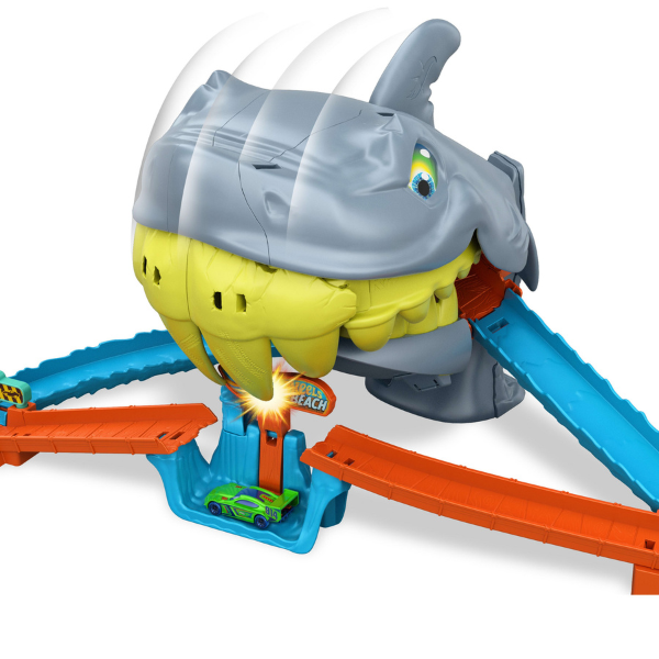 Игровой набор Hot Wheels: Пляж «Атака акулы»