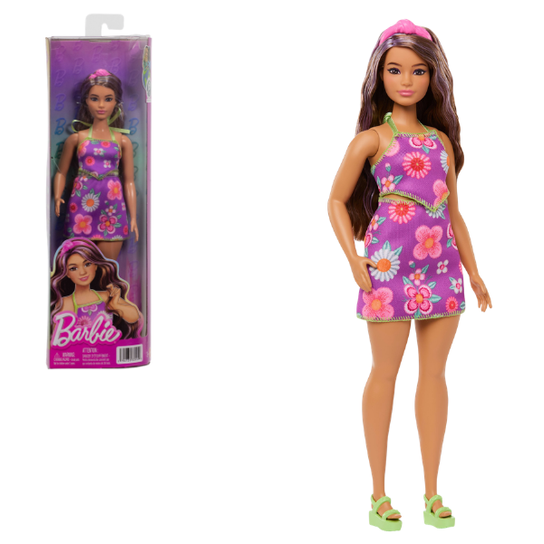 Păpușa Barbie "Fashionista în ținută florală"