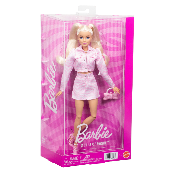 Кукла Barbie "Модница в розовом джинсовом костюме"