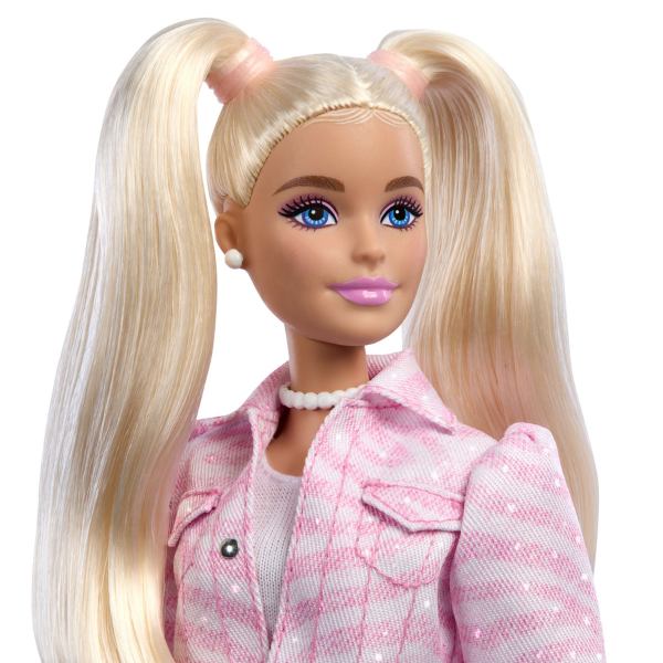 Кукла Barbie "Модница в розовом джинсовом костюме"