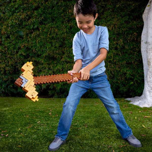 Minecraft "Jucărie 2 în 1 sabie și târnăcop"
