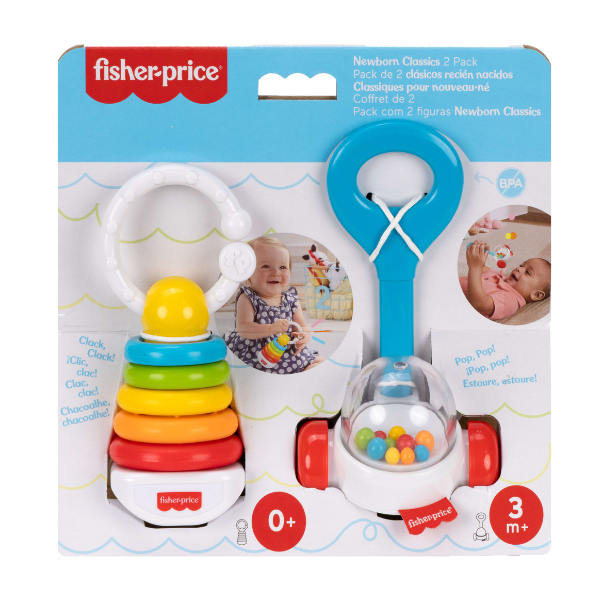 Fisher-Price Погремушка-прорезыватель, 2 шт.