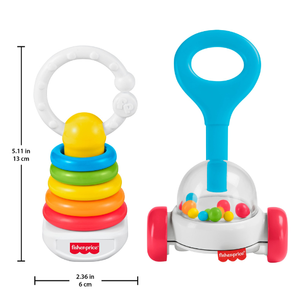 Fisher-Price Погремушка-прорезыватель, 2 шт.