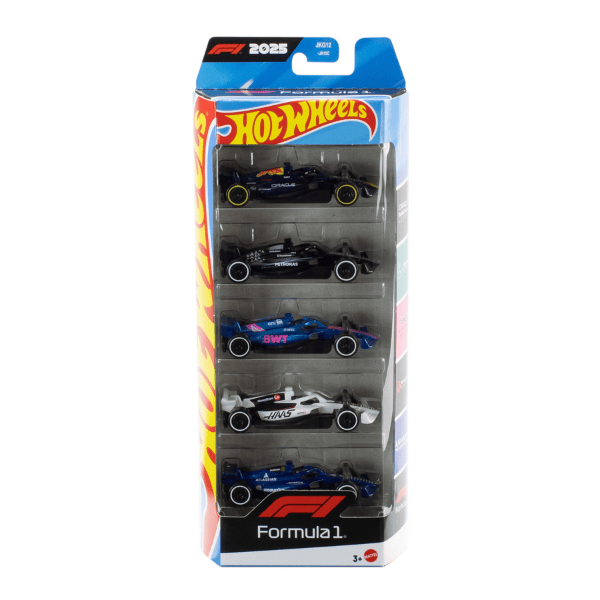 Hot Wheels 1:64 Set de 5 mașinuțe de colecție "Formula"