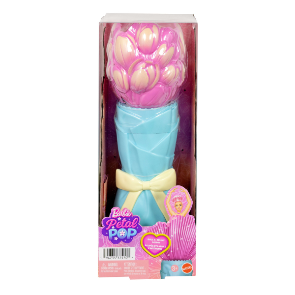 Păpușa Barbie Petal Pop cu aromă de lalea roz