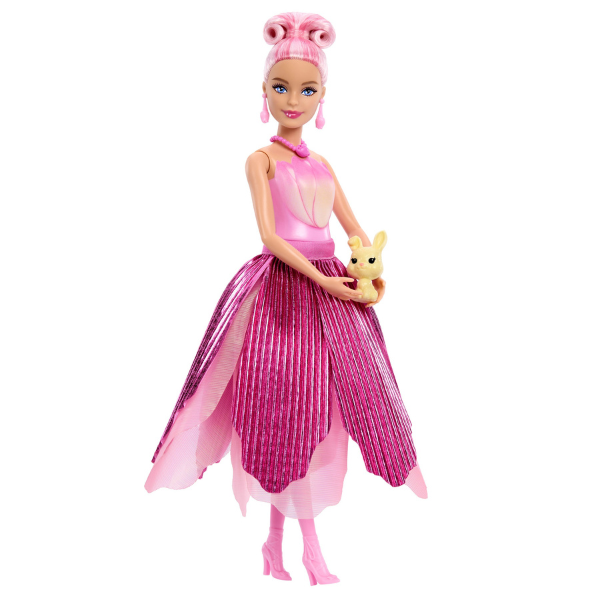 Păpușa Barbie Petal Pop cu aromă de lalea roz