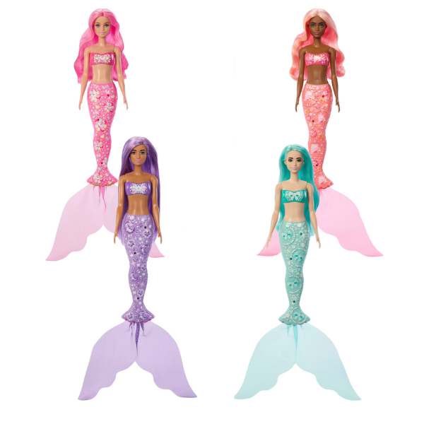 Păpușa Barbie Color Reveal, seria "Sirenă"