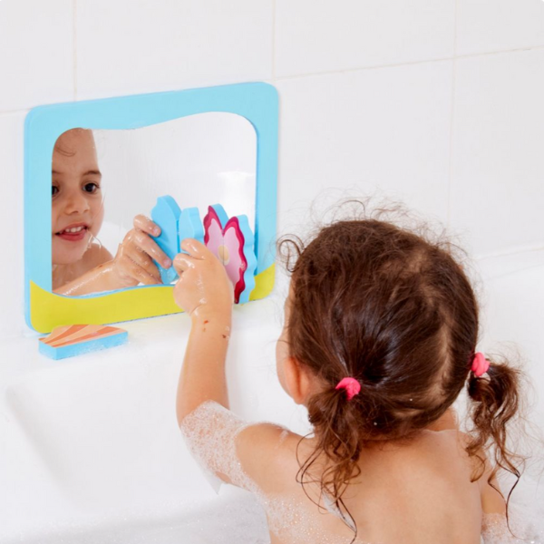 Set cu oglindă și creaturi marine – Distracție în baie