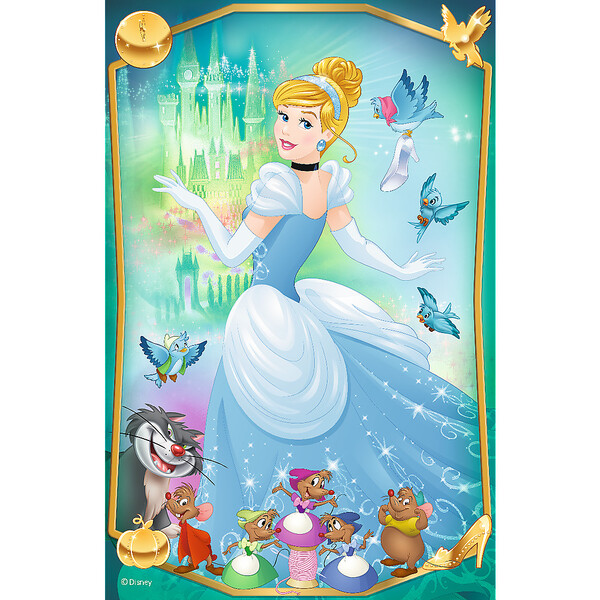 Puzzle 54 mini - Prințesele Disney Fermecătoare, (as.)