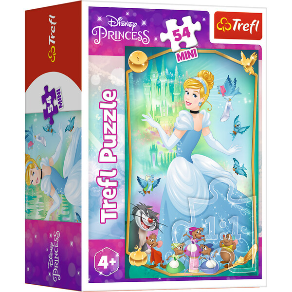 Puzzle 54 mini - Prințesele Disney Fermecătoare, (as.)
